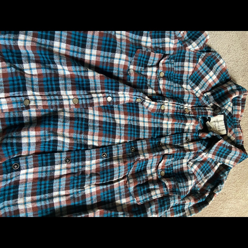 Blue/Brown Forever 21 Flannel